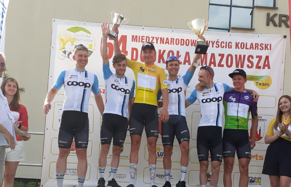 Eirik Lunder (i gult). Foto: Team Coop Eirik Lunder (i gult). Foto: Team Coop