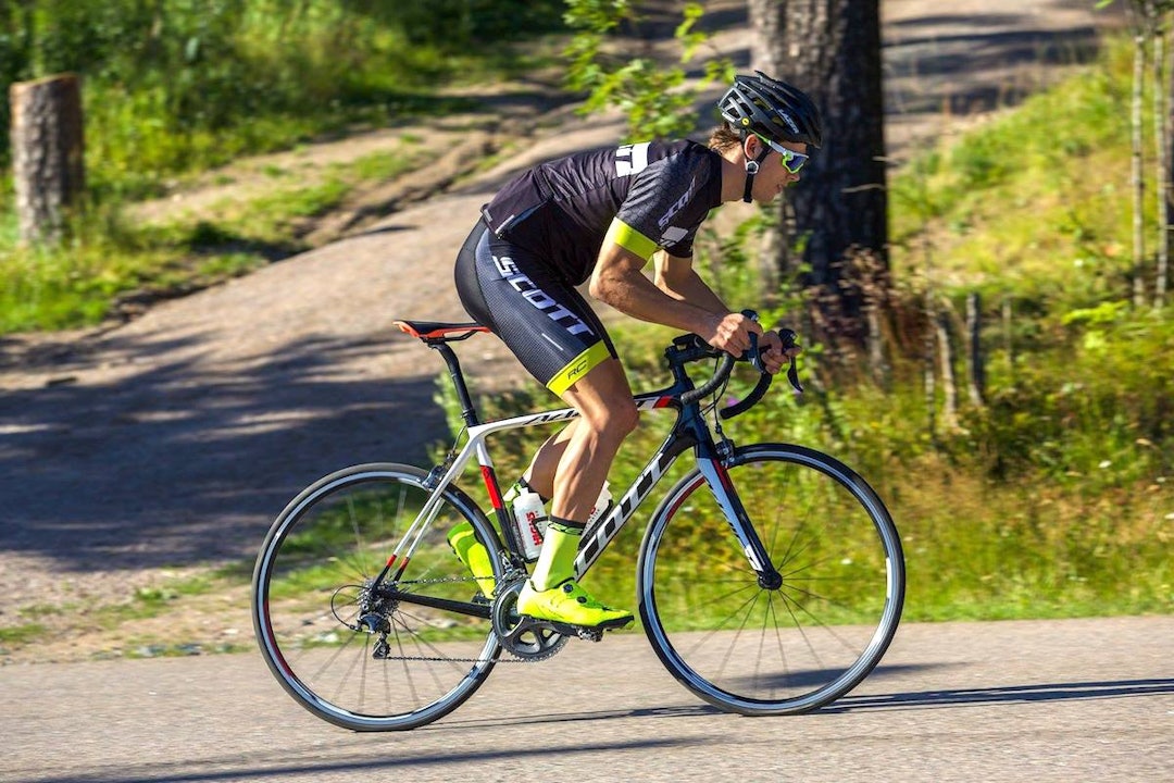 Da Torjus Bern Hansen så smått prøvde seg på noen treningsøkter igjen i juli, var landeveissykkelen en fin start. Foto: Trym Bern Hansen Torjus Bern Hansen 2017 - Foto Privat 1200x800