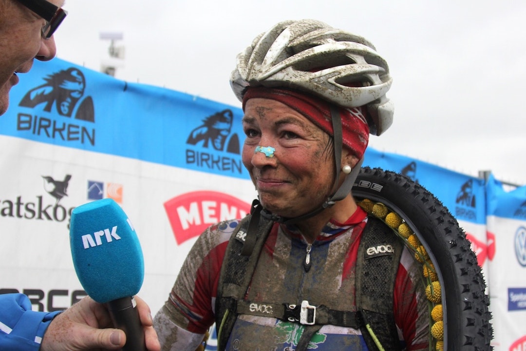 Borghild Løvset håper å finne tilbake til godfølelsen, slik som her fra seieren i Birken i 2013. Foto: Ingeborg Scheve Borghild Løvset 2013 Foto Scheve 1200x800