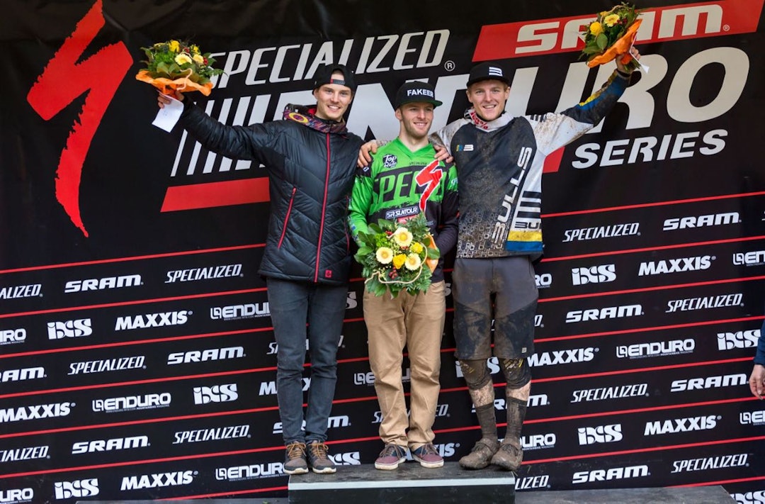 PÅ PALLEN: I første runde av Specialized-SRAM Enduro-series ble Zakka kun slått av stjekkiske Premek Tejchman PÅ PALLEN: I første runde av Specialized-SRAM Enduro-series ble Zakka kun slått av stjekkiske Premek Tejchman