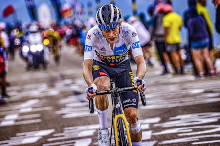 KNAKK POGACAR: Jonas Vingegaard var den som klatret best opp Mont Ventoux. Nå kjemper han om podiet i Tour de France. Foto: Cor Vos