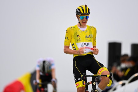 Tadej Pogacar vant den 17. etappen i Tour de France 2021