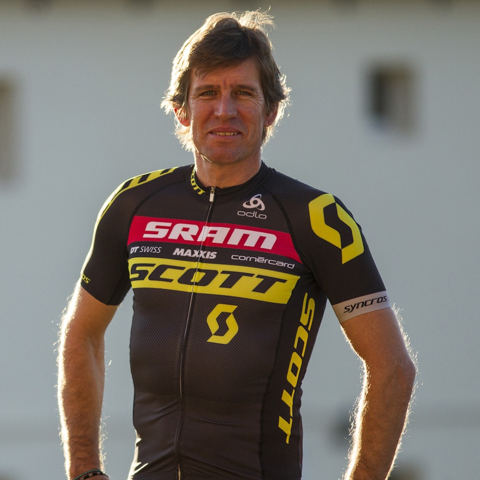 LAGLEDER: Thomas Frischknecht er sjef for Scott-Sram, og tidligere verdenscupvinner, verdensmester og OL-medaljør i terrengsykling. Foto: Scott