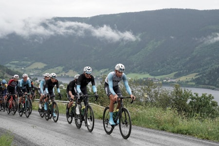 TOK KONTROLL: Team Coop syklet en god etappe og tok tilbake ledertrøyen i rittet. Foto: Jørgen Mo
