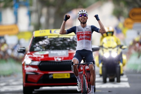 VANT: Bauke Mollema tok en ny triumf i Tour de France, da han vant den 14. etappen. Foto: Cor Vos