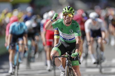 KLARTE REKORDEN: Nå står Mark Cavendish på samme antall etappeseire i Tour de France som Eddy Merckx. Foto: Cor Vos Tour de France 2021, mark cavendish