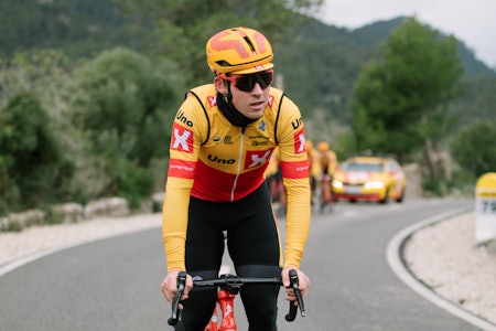 NYTT LAG, NY DRAKT: Kristoffer Halvorsen er klar for debuten i Uno-X i søndagens Kuurne-Brussels-Kuurne. Foto: Wordup Projects NYTT LAG, NY DRAKT: Kristoffer Halvorsen er klar for debuten i Uno-X i søndagens Kuurne-Brussels-Kuurne. Foto: Wordup Projects