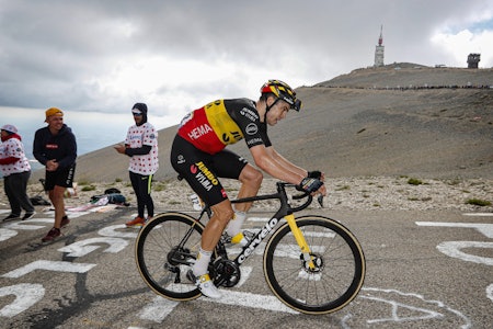 MONSTERPRESTASJON: Wout van Aert klatret formidabelt opp Mont Ventoux og vant den ellevte etappen av Tour de France. Foto: Cor Vos