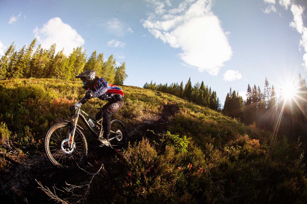 NO BRAKES: Ole-Herman Bergby setter sving på FE4. _IPP1758