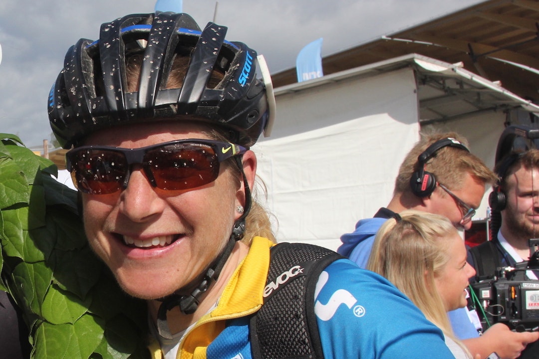 Jennie Stenerhag tok sin tredje strake seier i Cykelvasan, hennes fjerde totalt. Foto: Ingeborg Scheve Jennie Stenerhag - Foto Ingeborg Scheve 1200x800 copy