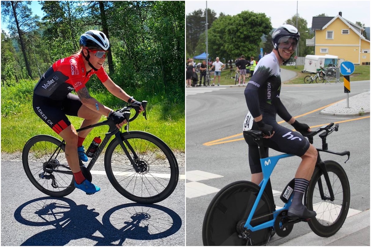 Monica Storhaug og Vidar Mehl sykler 200 kilometer tempo på søndag 4. juli
