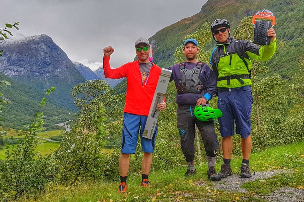 Enduro race 1.Martin Bruaset,  2 Trond Svartvatn, 3 Leif Bruland Folven 2018 - Foto Tommy Aslaksen 1400x933