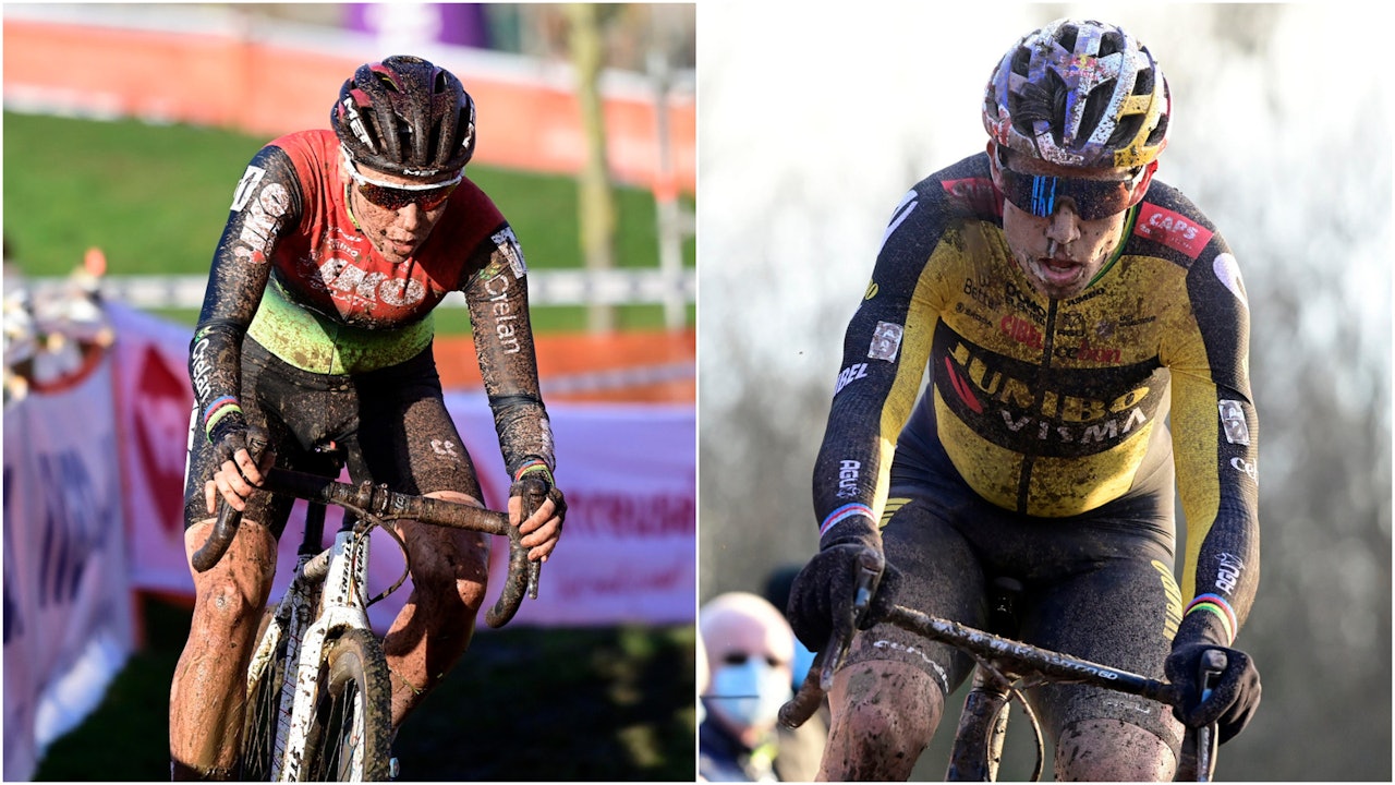 INNFRIDDE FORVENTNINGENE: Både Sanne Cant og Wout van Aert gjorde som forventet, de vant det belgiske sykkelkrossmesterskapet. FOTO: Cor Vos