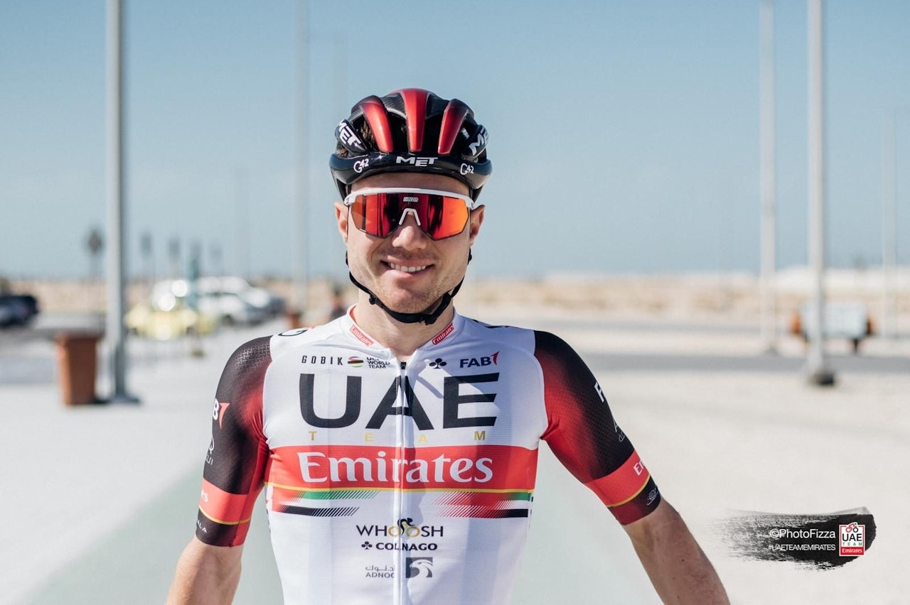 KLAR FOR UAE: Marc Hirschi. FOTO: PhotoFizza/UAE Team Emirates