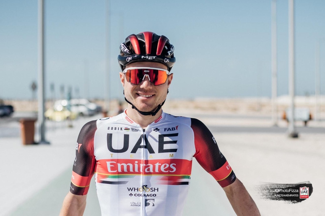 KLAR FOR UAE: Marc Hirschi. FOTO: PhotoFizza/UAE Team Emirates KLAR FOR UAE: Marc Hirschi. FOTO: PhotoFizza/UAE Team Emirates