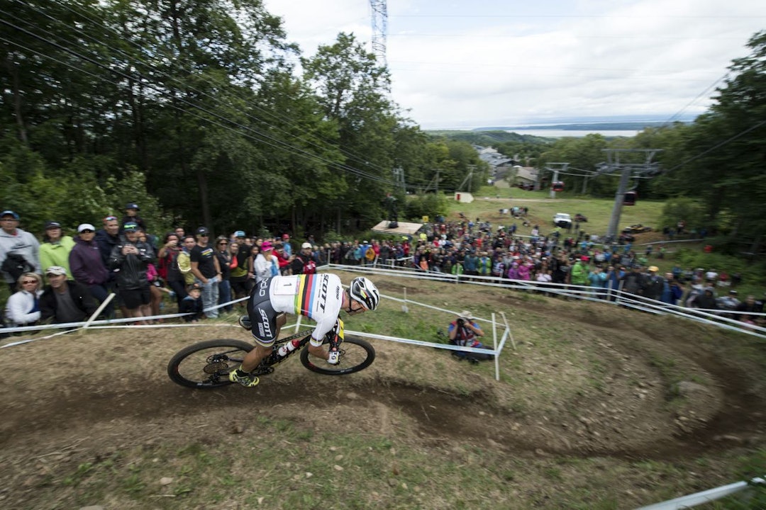 HELLIG GRUNN: Mont Saint Anne er terrengsykkelsportens mest klassiske arena. Anlegget i Quebec har avholdt verdenscupritt i terrengsykling siden tidlig på nittitallet. Foto: Armin Küstenbrück/Scott HELLIG GRUNN: Mont Saint Anne er terrengsykkelsportens mest klassiske arena. Anlegget i Quebec har avholdt verdenscupritt i terrengsykling siden tidlig på nittitallet. Foto: Armin Küstenbrück/Scott