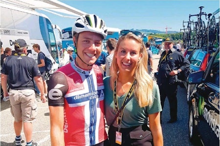 BLIR FAR: Edvald Boasson Hagen og kona Marlen Kristiansen Boasson Hagen venter barn. Foto: Privat.  BLIR FAR: Edvald Boasson Hagen og kona Marlen Kristiansen Boasson Hagen venter barn. Foto: Privat.