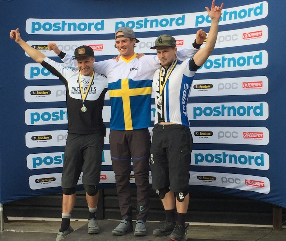 Zakarias Blom Johansen vant enduro-SM i Gesunda søndag. Foto: Bjørn Johansen Zakarias Blom Johansen SM 2018 - Bjørn Johansen 1000x
