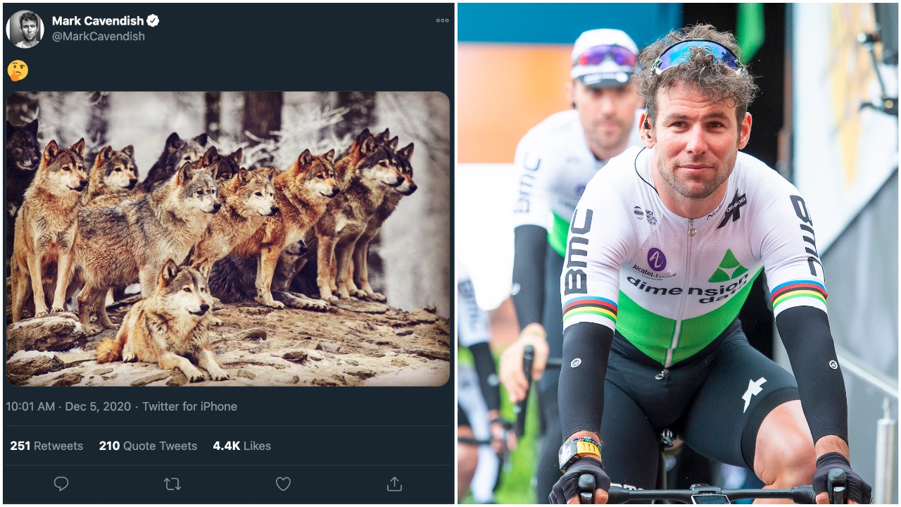 MED GAMLE VENNER: Mark Cavendish er nå tilbake i Deceuninck-Quickstep. Foto: Cor Vos/Twitter. Mark cavendish