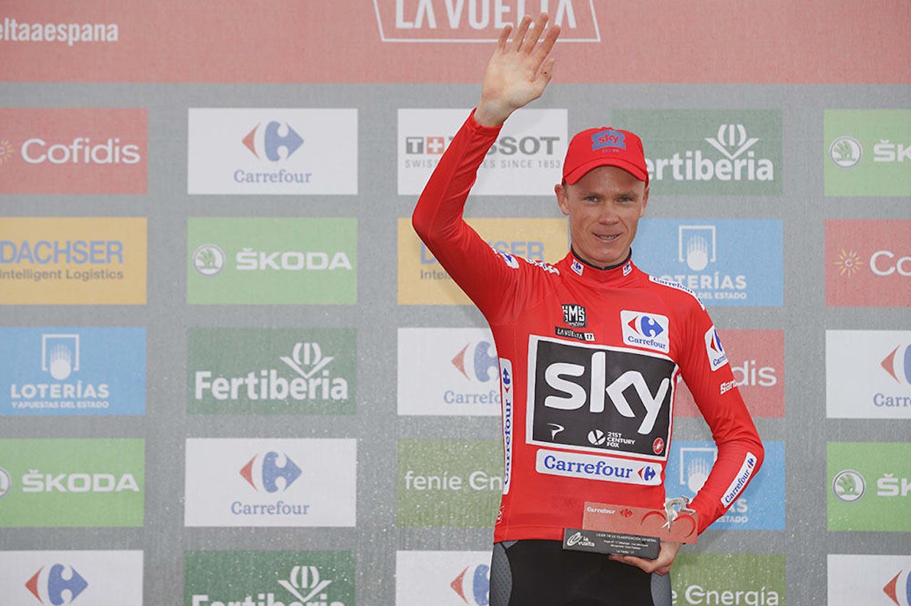 VINKER FARVEL: Etter årets sesong tar Chris Froome farvel med Team Ineos. Hvor det siste tiårets mest suksessfylte etapperytter tar veien er fortsatt uvisst.  Chris Froome