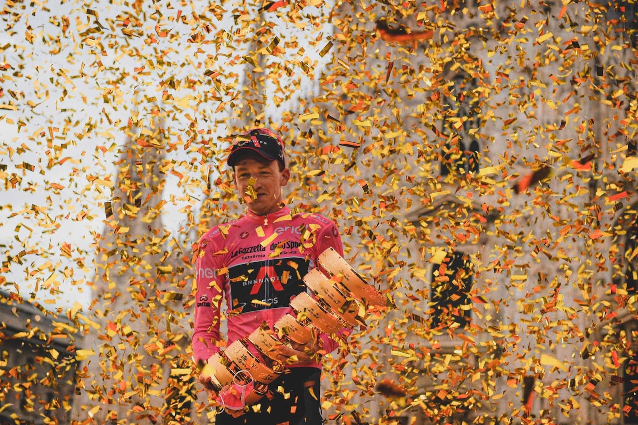 STØRRE MÅL: Tao Geoghegan Hart har store ambisjoner for fremtiden, etter den overraskende seieren i Giro d'Italia. Foto: Cor Vos. 