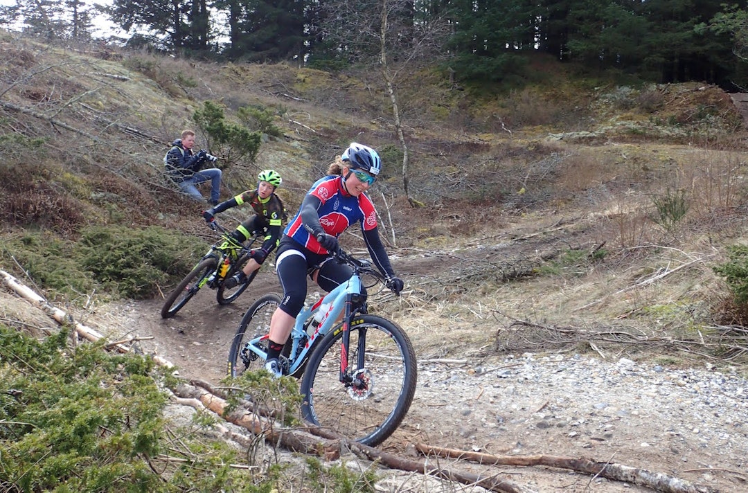 Elisabeth Sveum ble nummer to i dameklassen, bare 10 sekunder bak vinneren Marlene Jakobsen. Foto: Tord Bern Hansen Elisabeth Sveum Påskeløbet 2016 - Tord Bern Hansen 1400x924