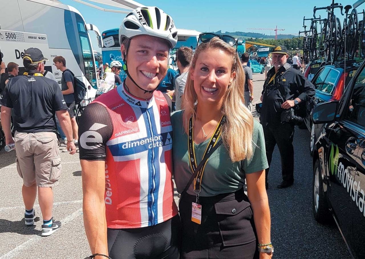 BLE FORELDRE: Edvald Boasson-Hagen og kona Marlen er blitt foreldre til en jente. Foto: Privat BLE FORELDRE: Edvald Boasson-Hagen og kona Marlen er blitt foreldre til en jente. Foto: Privat