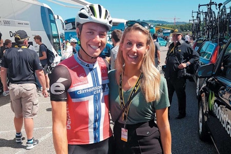 BLE FORELDRE: Edvald Boasson-Hagen og kona Marlen er blitt foreldre til en jente. Foto: Privat