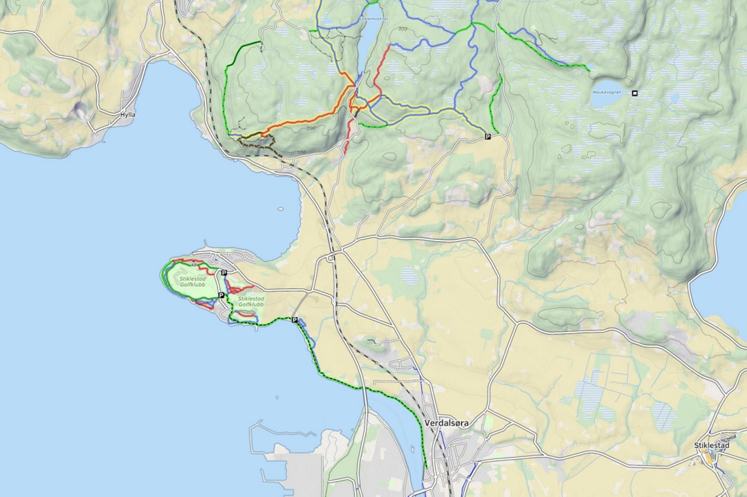 LITE, MEN MYE: På den lille halvøya finner du mye bra sykling. Skjermbilde 2016-03-18 kl. 11.22.02 copy