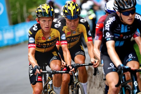 ENDER TOPP TI: Kun uhell kan hindre Tobias Foss i å ta den beste norske Giro d'Italia-plasseringen noensinne. Foto: Cor Vos