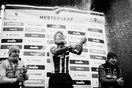 CYCLOCROSS-NM: Årets NM i cyclocross er flyttet til 17.januar. Her fra NM i fjor, der Søren Wærenskjold vant foran Tobias Johannessen og Martin Siggerud. Foto: Henrik Alpers NM cyclocross 2019