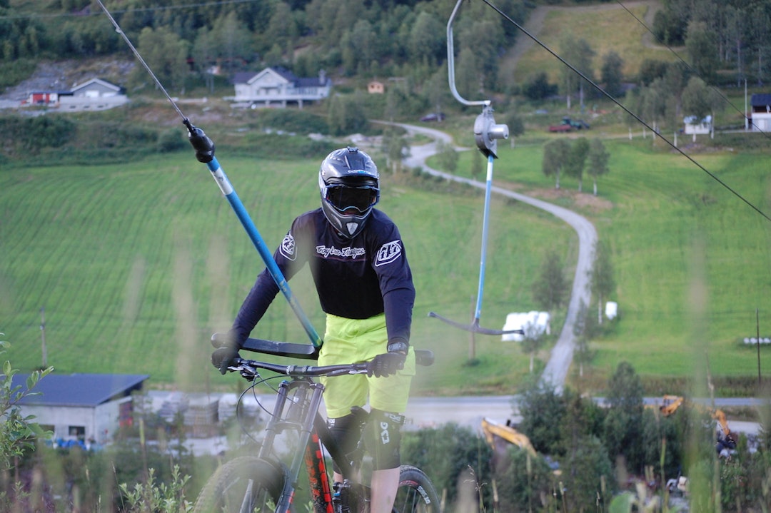 Heistraseen har også fått en puss i forkant av årets Huckfest. Foto: Arne Bergsgard Heis Arne Bergsgard 1400x933