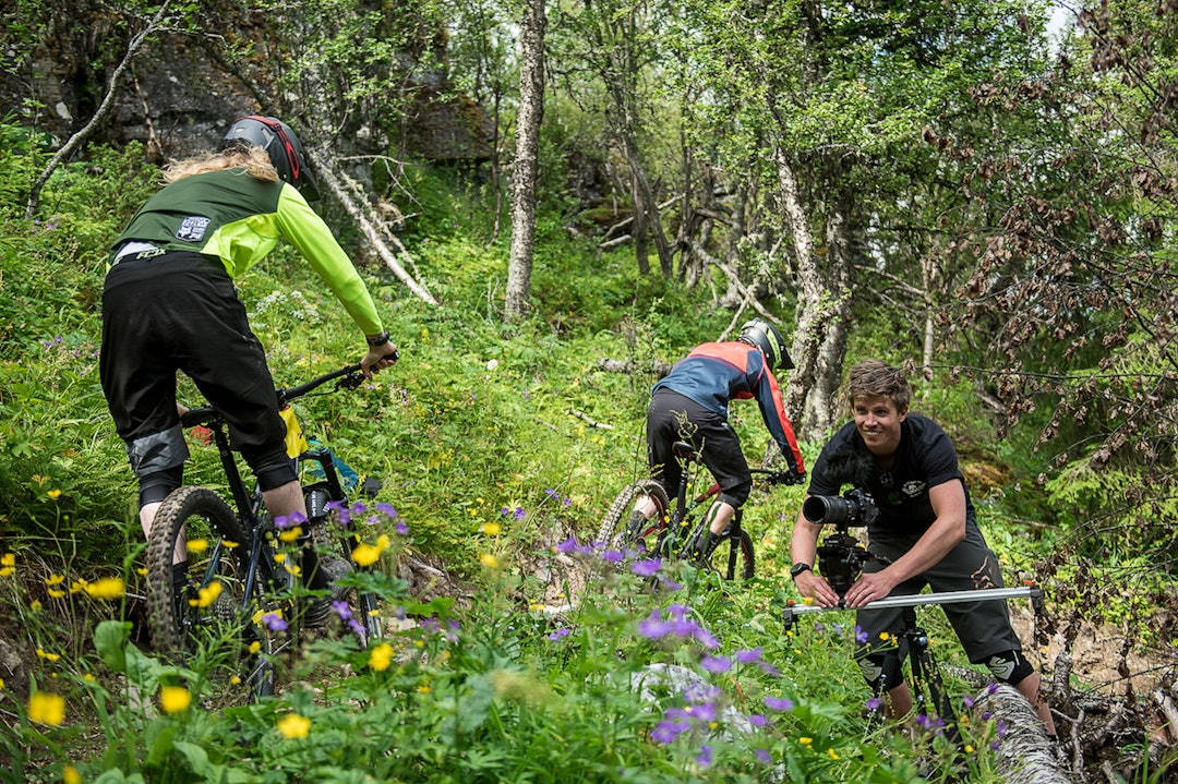 Huckshoot 2017 dreier seg om levende bilder og filmingen er i full gang, for filmene skal presenteres på åpningnen torsdag kveld. Foto: Vegard Breie Huckshoot - Vegard Breie 1400x933
