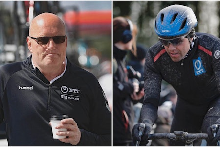 SLUTT: Det ser stadig mørkere ut for at Bjarne Riis greier finne en ny sponsor til NTT Procycling. Foto: Cor Vos.  bjarne riis edvald boasson hagen