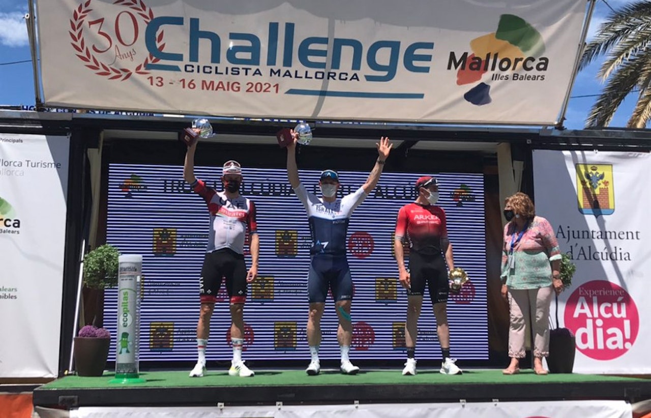 PÅ PODIET: Alexander Kristoff spurtet inn til annenplass i Trofeo Alcudia. Foto: Challenge Mallorca