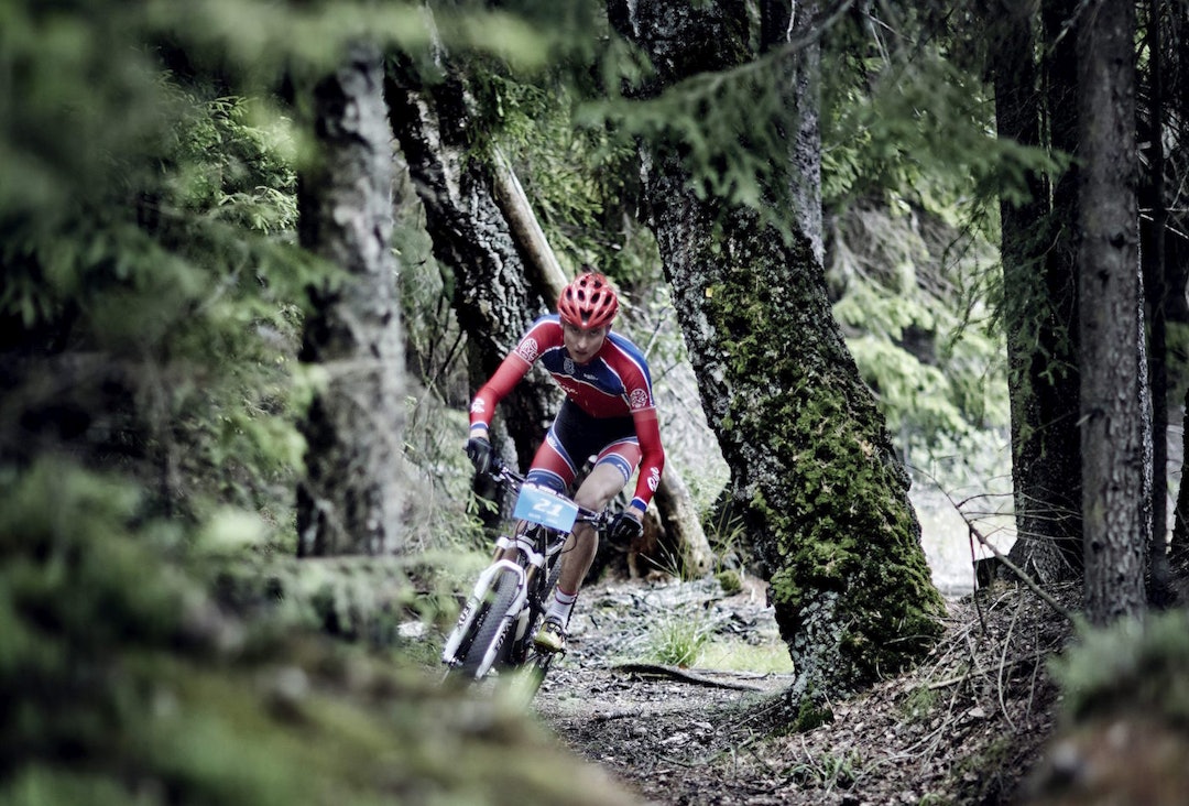 SONDRE KRISTIANSEN vant Skjebergrittet 2014. Foto: Pål Anders Thunæs Sondre Kristiansen - Sepura XC Skjebergrittet 2014 - Foto Pål Ander Thunæs 1400x924