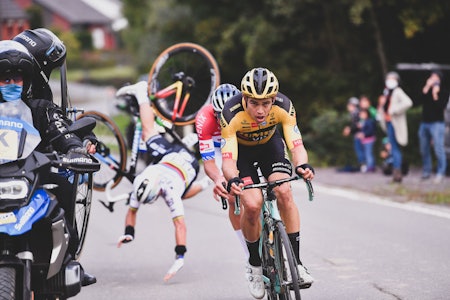 OPPSUMMERT: Wout van Aert, Mathieu van der Poel og Julian Alaphilippe dominerer rankingen for endagssyklister.  Wout van Aert