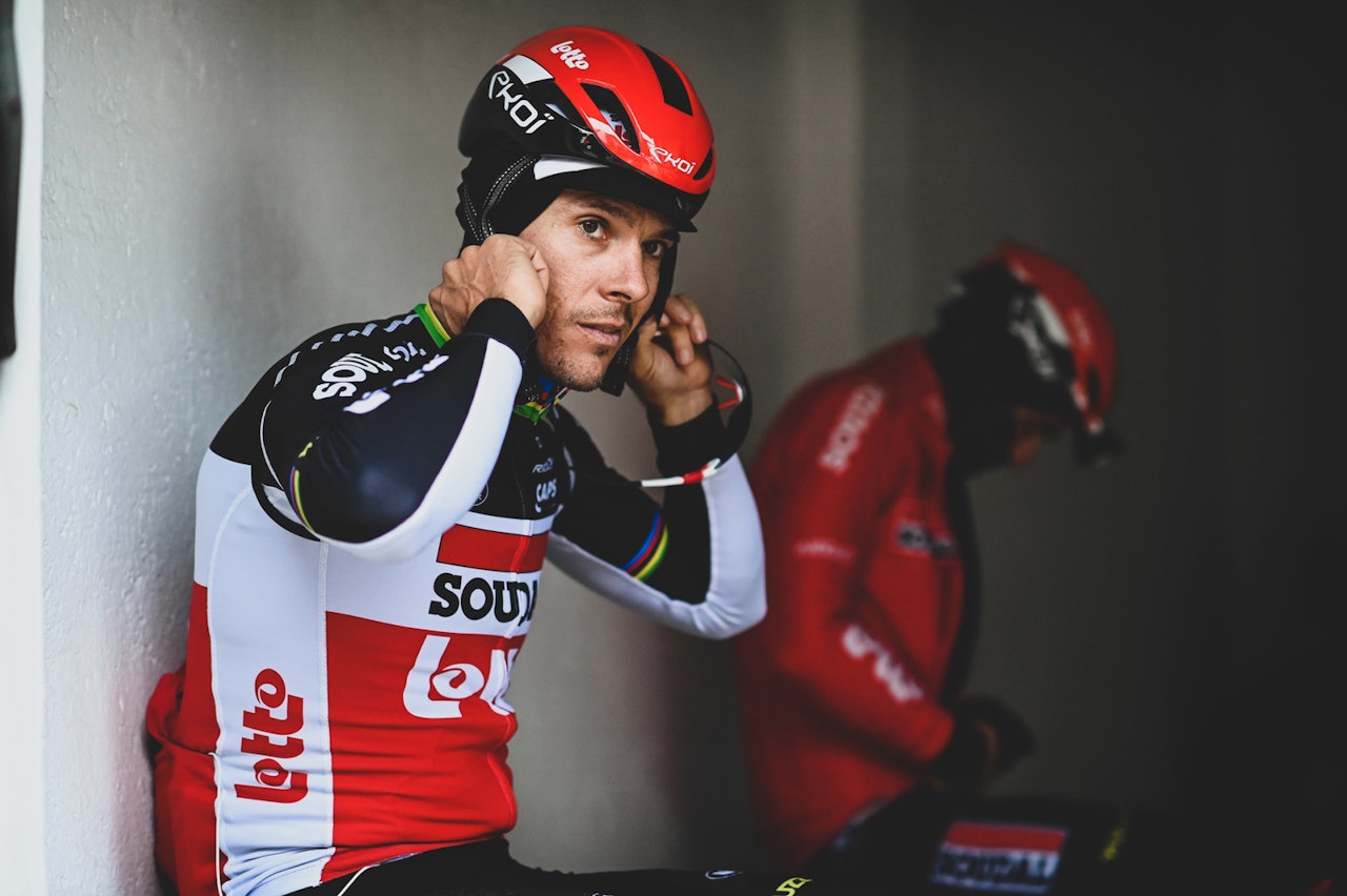 TILBAKE PÅ SYKKELEN: En skadeplaget Philippe Gilbert jobber mot tiden for å nå drømmen om Milano-Sanremo. Foto: Cor Vos.  TILBAKE PÅ SYKKELEN: En skadeplaget Philippe Gilbert jobber mot tiden for å nå drømmen om Milano-Sanremo. Foto: Cor Vos.