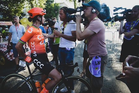 MER Å JUBLE FOR: Marianne Vos er kanskje den mest profilerte utøveren på kvinnesiden. Nå får hun vist seg frem i Tour de France også. Foto: Cor Vos. 