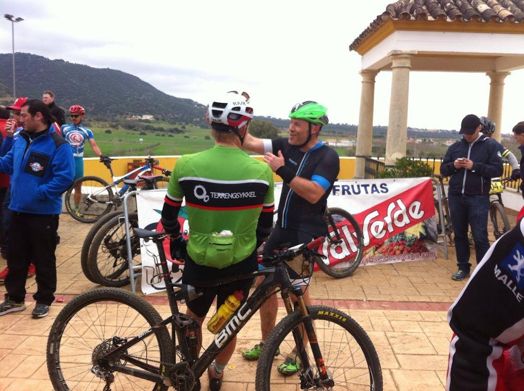 OG SÅ BARE SYKLA JEG OPP HELE GREIA: Thomas Morgan Knutsen forteller om da han bare moste opp den mest tekniske klatringen på den siste etappen. Foto: Jorid Bonet. OG SÅ BARE SYKLA JEG OPP HELE GREIA: Thomas Morgan Knutsen forteller om da han bare moste opp den mest tekniske klatringen på den siste etappen. Foto: Jorid Bonet.