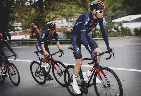 KJEMPESKRELL: Chris Froome tapte 11 minutter på den første etappen av Vuelta a Espana. Foto: Cor Vos. 