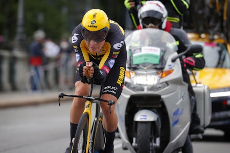 TREDJEPLASS: Tobias Foss ble kun slått av to ryttere på åpningsetappen i Giro d'Italia. Foto: Cor Vos
