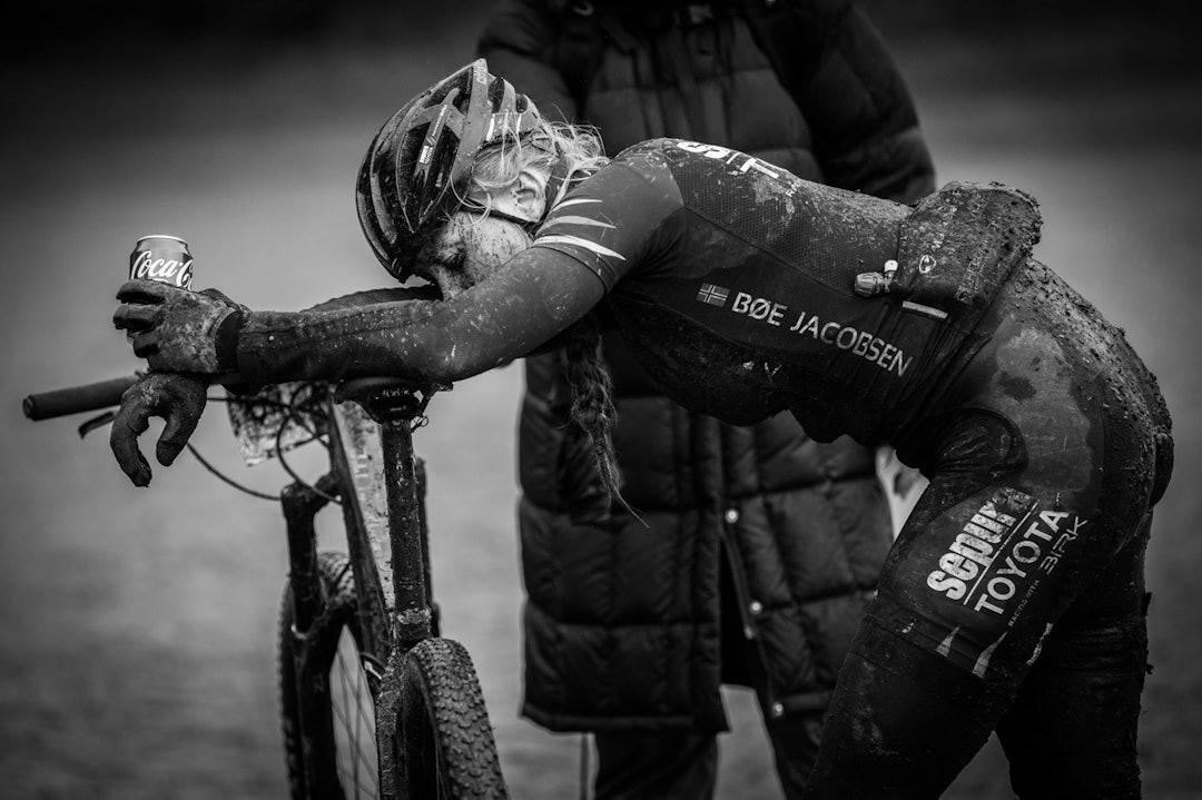 SLUTTKJØRT: Ingrid Sofie Bøe Jacobsen tok ut absolutt alt i Østmarka. (foto: Snorre Veggan) TSR2015-7464a