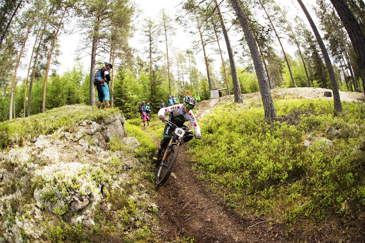 LANGE TRADISJONER: Traktor Bike Park har vært vertskap for en rekke enduroritt opp gjennom årene. Arkivfoto: Kristoffer H. Kippernes nm enduro 2024 traktor bike park hadeland