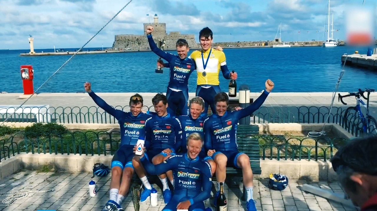 PANGSTART: Søren Wærenskjold fikk en pangstart på sesongen med seier i Tour of Rhodes.  PANGSTART: Søren Wærenskjold fikk en pangstart på sesongen med seier i Tour of Rhodes.