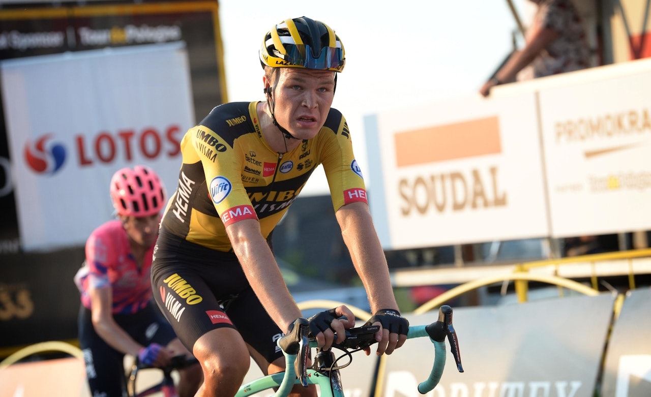 KANONDEBUT: Tobias Foss fikk en vanskelig start på årets sesong, da han knakk kragebeinet i sitt første ritt for Jumbo-Visma, nå virker imidlertid nordmannen å være i praktslag! Foto: Cor Vos.  KANONDEBUT: Tobias Foss fikk en vanskelig start på årets sesong, da han knakk kragebeinet i sitt første ritt for Jumbo-Visma, nå virker imidlertid nordmannen å være i praktslag! Foto: Cor Vos.