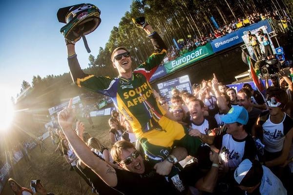 SPESIELL: Greg Minnaar vant VM på hjemmebane i Pietermaritzbourg i 2013. Foto Gary Perkin
