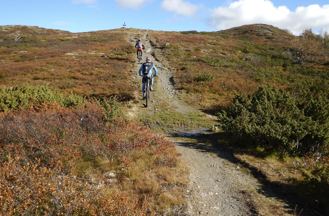 Lars Ragnar Manengen gleder seg til 15 mil på sti - fritt for gel og fullt av kortreist lokalt påfyll. Foto: Børge Jensen Offroad Valdres 3 - Foto Børge Jensen 1400x924