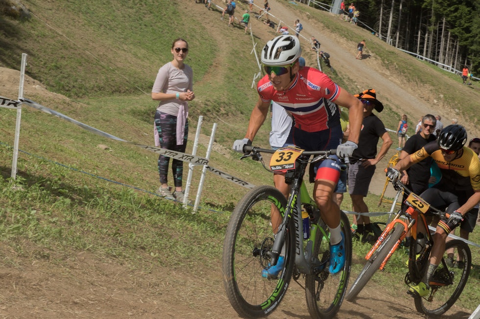 Tobias Johannessen under verdenscupen i Val di Sole. Foto: Bengt Ove Sannes Tobias Johannessen - WC Val di Sole July 2018 - Bengt Ove Sannes 1400x933