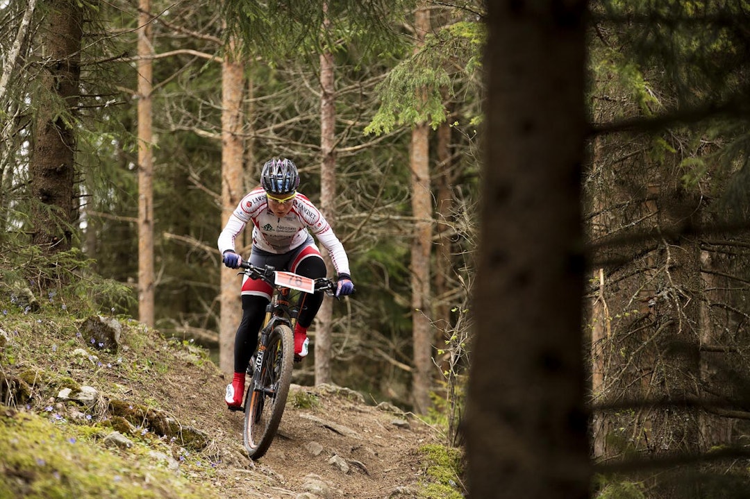 HELGØYATRÅKKET: Hildegunn Gjertrud Hovdenak vant Norgescupåpningen på Helgøya med over sju minutters margin. Foto: Kristoffer Hollingsæter Kippernes Hildegunn_Hovdenak_Helgoya 2015 Kristoffer Hollingsæter Kippernes